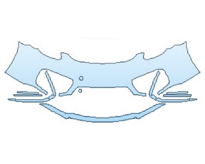 PAINT PROTECTION KIT - 2016 PORSCHE CAYMAN S BUMPER - PRECUT PPF CLEAR BRA WRAP