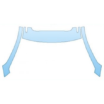 PAINT PROTECTION KIT - 2016 VOLKSWAGEN TIGUAN R-LINE ROOF WITH SUNROOF  A-PILLARS - PRECUT PPF CLEAR BRA WRAP