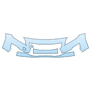 PAINT PROTECTION KIT - 2016 VOLVO S60 T6 BUMPER (3 PIECE) - PRECUT PPF CLEAR BRA WRAP