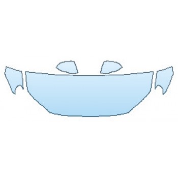 PAINT PROTECTION KIT - 2016 VOLVO S80 T5 HOOD (24 INCH)  FENDERS  MIRRORS - PRECUT PPF CLEAR BRA WRAP