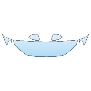 PAINT PROTECTION KIT - 2016 VOLVO S80 T5 HOOD (18 INCH)  FENDERS  MIRRORS - PRECUT PPF CLEAR BRA WRAP