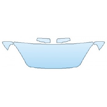 Precut PPF Kit – Clear Bra Paint Protection Film PAINT PROTECTION KIT - 2016 VOLVO XC60 T5 HOOD (24 INCH  WRAPPED EDGES)  FENDERS  MIRRORS - PRECUT PPF CLEAR BRA WRAP