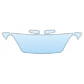 PAINT PROTECTION KIT - 2016 VOLVO XC60 T6 R-DESIGN HOOD (24 INCH)  FENDERS  MIRRORS - PRECUT PPF CLEAR BRA WRAP