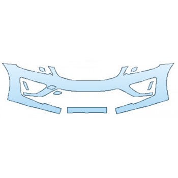 PAINT PROTECTION KIT - 2016 VOLVO XC60 T6 R-DESIGN BUMPER (2 PIECE) - PRECUT PPF CLEAR BRA WRAP