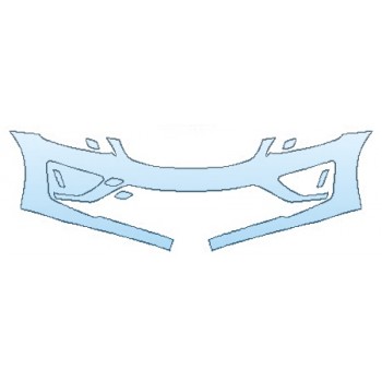 PAINT PROTECTION KIT - 2016 VOLVO XC60 T6 R-DESIGN BUMPER (1 PIECE) - PRECUT PPF CLEAR BRA WRAP