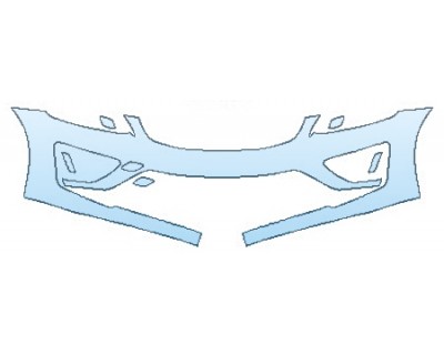 PAINT PROTECTION KIT - 2016 VOLVO XC60 T6 R-DESIGN BUMPER (1 PIECE) - PRECUT PPF CLEAR BRA WRAP