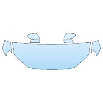 PAINT PROTECTION KIT - 2016 VOLVO XC70 T5 HOOD  FENDERS  MIRRORS - PRECUT PPF CLEAR BRA WRAP