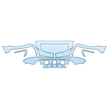 PAINT PROTECTION KIT - 2016 VOLVO XC70 T5 BUMPER - PRECUT PPF CLEAR BRA WRAP