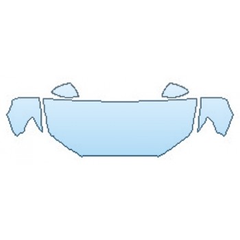 PAINT PROTECTION KIT - 2016 AUDI A3 SEDAN S-LINE HOOD (24 INCH)  FENDERS  MIRRORS - PRECUT PPF CLEAR BRA WRAP