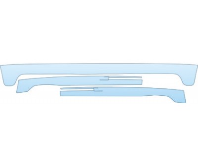PAINT PROTECTION KIT - 2003 CHEVROLET TAHOE BASE MODEL BUMPER KIT - PRECUT PPF CLEAR BRA WRAP