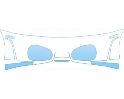 PAINT PROTECTION KIT - 2009 FERRARI F430 BASE BUMPER KIT - PRECUT PPF CLEAR BRA WRAP