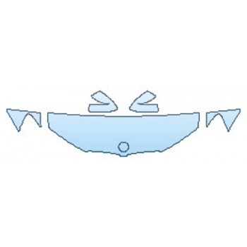 PAINT PROTECTION KIT - 2016 BMW X3 XDRIVE M SPORT HOOD (18 INCH)  FENDERS  MIRRORS - PRECUT PPF CLEAR BRA WRAP