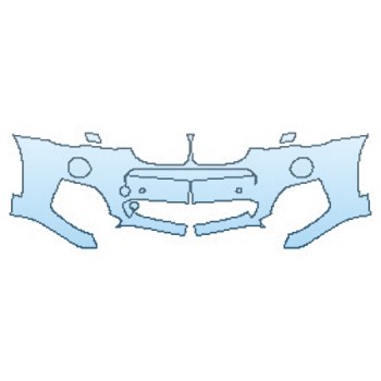 Precut PPF Kit – Clear Bra Paint Protection Film PAINT PROTECTION KIT - 2016 BMW X3 XDRIVE M SPORT BUMPER WITH SENSORS (1 PIECE) - PRECUT PPF CLEAR BRA WRAP