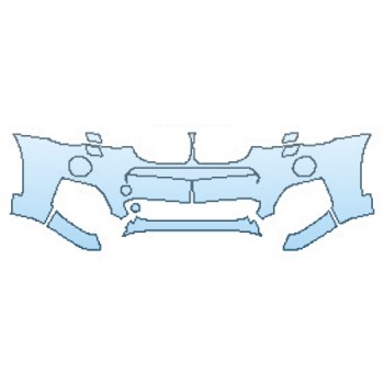 PAINT PROTECTION KIT - 2016 BMW X3 XDRIVE M SPORT BUMPER WITH WASHERS (4 PIECE) - PRECUT PPF CLEAR BRA WRAP