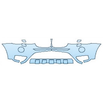 PAINT PROTECTION KIT - 2016 BMW X3 XDRIVE XLINE BUMPER WITH WASHERS AND SENSORS - PRECUT PPF CLEAR BRA WRAP