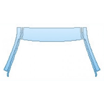 PAINT PROTECTION KIT - 2016 BMW X4 XDRIVE XLINE ROOF  A-PILLARS - PRECUT PPF CLEAR BRA WRAP