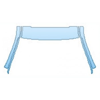 PAINT PROTECTION KIT - 2016 BMW X4 XDRIVE XLINE ROOF WITH SUNROOF  A-PILLARS - PRECUT PPF CLEAR BRA WRAP