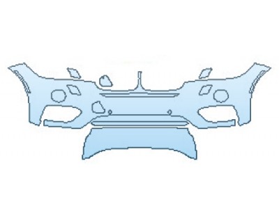 2016 BMW X6 BASE Bumper With Washers And Sensors