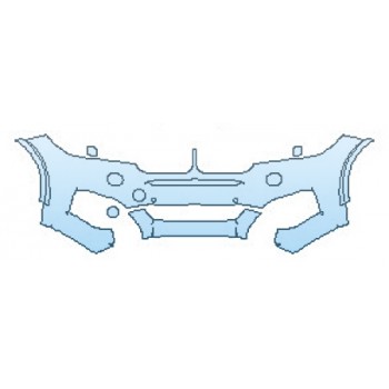 2016 BMW X6 M SPORT Bumper With Sensors (2 Piece)