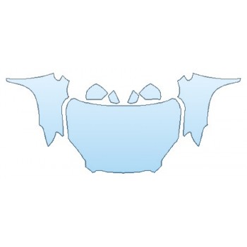 PAINT PROTECTION KIT - 2016 CHEVROLET TRAX LT FULL HOOD (WRAPPED EDGES)  FENDERS  MIRRORS - PRECUT PPF CLEAR BRA WRAP