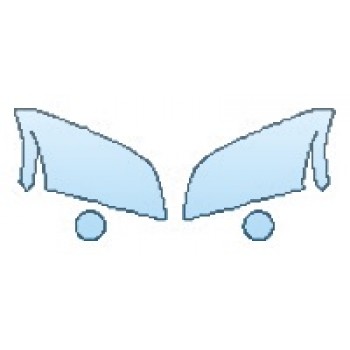 Precut PPF Kit – Clear Bra Paint Protection Film PAINT PROTECTION KIT - 2016 CHEVROLET TRAX LT HEADLIGHTS WITH RELIEF CUTS FOG LIGHTS - PRECUT PPF CLEAR BRA WRAP