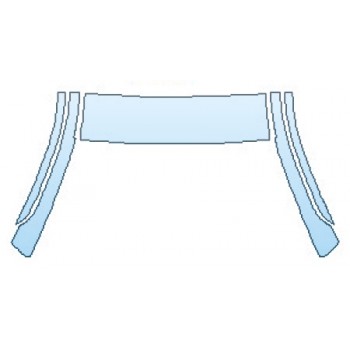 PAINT PROTECTION KIT - 2016 CHEVROLET TRAX LT ROOF  A-PILLARS - PRECUT PPF CLEAR BRA WRAP