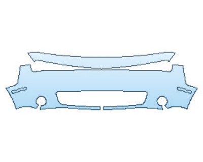 PAINT PROTECTION KIT - 2016 DODGE CHALLENGER RT BUMPER (2 PIECE) - PRECUT PPF CLEAR BRA WRAP