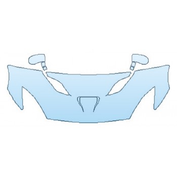 Precut PPF Kit – Clear Bra Paint Protection Film PAINT PROTECTION KIT - 2016 DODGE VIPER GT HOOD (WRAPPED EDGES)  FENDERS  MIRRORS - PRECUT PPF CLEAR BRA WRAP