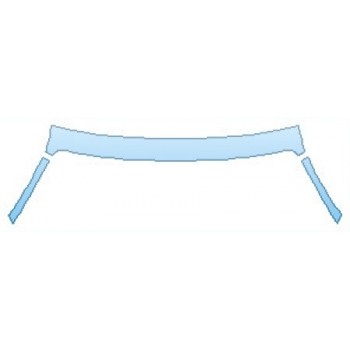 PAINT PROTECTION KIT - 2016 DODGE VIPER GT ROOF  A-PILLARS - PRECUT PPF CLEAR BRA WRAP