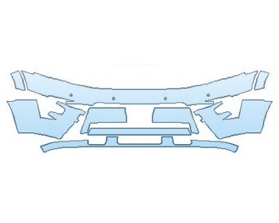 2016 FORD EXPEDITION PLATINUM Bumper With Sensors (Plate Cutout)