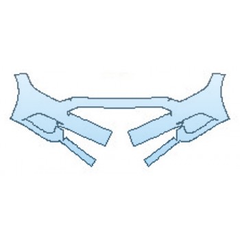 PAINT PROTECTION KIT - 2017 FORD MUSTANG ECOBOOST BUMPER (1 PIECE) - PRECUT PPF CLEAR BRA WRAP