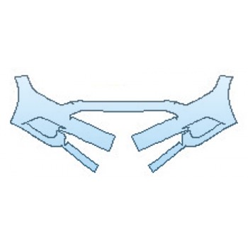 Precut PPF Kit – Clear Bra Paint Protection Film PAINT PROTECTION KIT - 2016 FORD MUSTANG GT BUMPER (1 PIECE) - PRECUT PPF CLEAR BRA WRAP