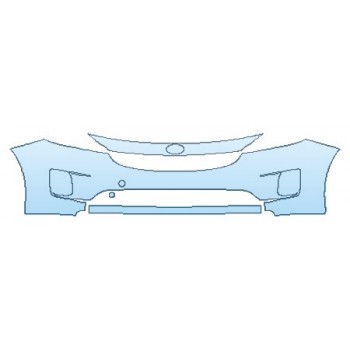 PAINT PROTECTION KIT - 2017 KIA SEDONA LX BUMPER (3 PIECE) - PRECUT PPF CLEAR BRA WRAP