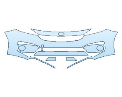 PAINT PROTECTION KIT - 2016 KIA SEDONA SXL BUMPER (6 PIECE) - PRECUT PPF CLEAR BRA WRAP