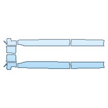 PAINT PROTECTION KIT - 2016 LAND ROVER RANGE ROVER SPORT SVR ROCKERS - PRECUT PPF CLEAR BRA WRAP