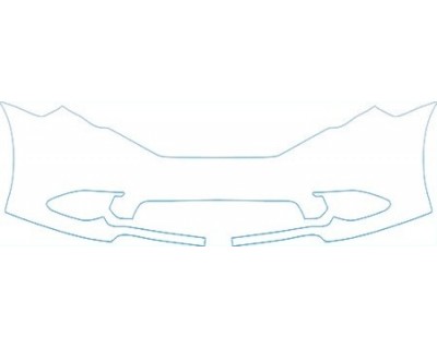 PAINT PROTECTION KIT - 2012 TOYOTA AVALON SEDAN BASE BUMPER KIT - PRECUT PPF CLEAR BRA WRAP