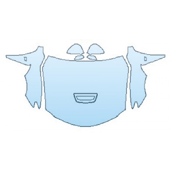 PAINT PROTECTION KIT - 2017 LEXUS RC F FULL HOOD (WRAPPED EDGES)   FENDERS  MIRRORS - PRECUT PPF CLEAR BRA WRAP