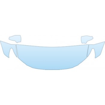 PAINT PROTECTION KIT - 2012 TOYOTA AVALON SEDAN BASE HOOD FENDER MIRROR KIT - PRECUT PPF CLEAR BRA WRAP