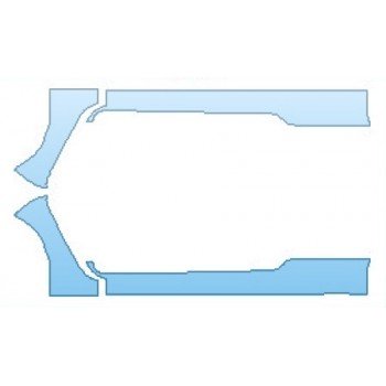 PAINT PROTECTION KIT - 2017 LEXUS RC F ROCKERS (2 PIECE) - PRECUT PPF CLEAR BRA WRAP