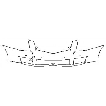 2016 CADILLAC SRX BASE Bumper With Washers and Sensors