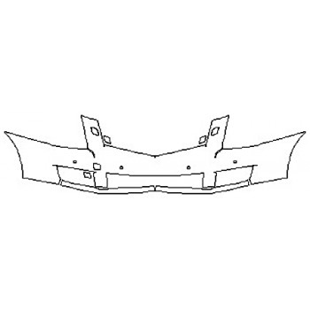 2016 CADILLAC SRX BASE Bumper With Washers and Sensors