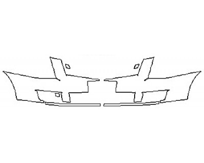 2016 CADILLAC SRX BASE Bumper (Plate Cutout)