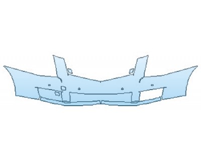 2016 CADILLAC SRX PERFORMANCE Bumper With Washers and Sensors