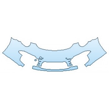 Precut PPF Kit – Clear Bra Paint Protection Film PAINT PROTECTION KIT - 2016 PORSCHE 911 CARRERA BUMPER WITH SENSORS - PRECUT PPF CLEAR BRA WRAP