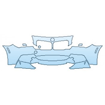 Precut PPF Kit – Clear Bra Paint Protection Film PAINT PROTECTION KIT - 2016 BMW 6 SERIES GRAN COUPE M SPORT BUMPER (5 PIECE) - PRECUT PPF CLEAR BRA WRAP