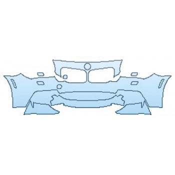 Precut PPF Kit – Clear Bra Paint Protection Film PAINT PROTECTION KIT - 2016 BMW 6 SERIES GRAN COUPE M SPORT BUMPER WITH WASHERS (5 PIECE) - PRECUT PPF CLEAR BRA WRAP