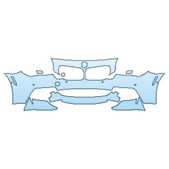 Precut PPF Kit – Clear Bra Paint Protection Film PAINT PROTECTION KIT - 2016 BMW 6 SERIES GRAN COUPE M SPORT BUMPER WITH SENSORS (5 PIECE) - PRECUT PPF CLEAR BRA WRAP