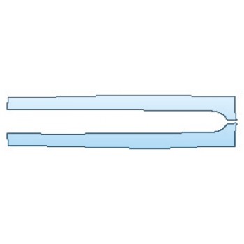 PAINT PROTECTION KIT - 2016 BMW 6 SERIES GRAN COUPE M SPORT ROCKERS - PRECUT PPF CLEAR BRA WRAP