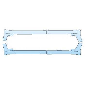 PAINT PROTECTION KIT - 2017 BUICK ENCLAVE PREMIUM GROUP RUNNING BOARDS - PRECUT PPF CLEAR BRA WRAP