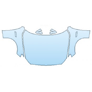 PAINT PROTECTION KIT - 2016 BMW 5 SERIES GRAN TURISMO LUXURY LINE FULL HOOD FENDERS MIRRORS - PRECUT PPF CLEAR BRA WRAP